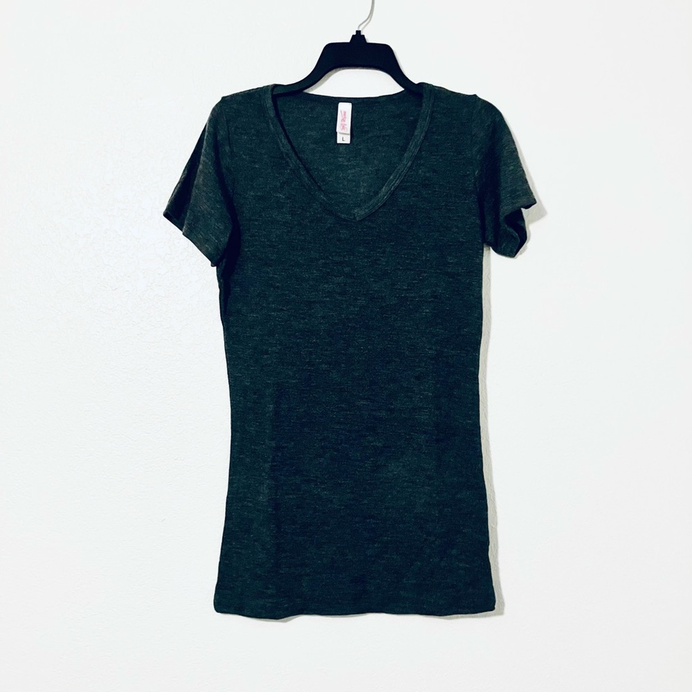 American Twist Long Tee (Grey)